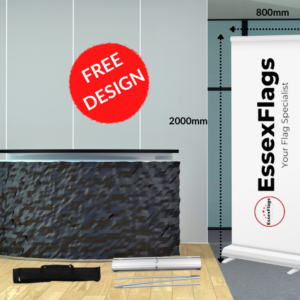 Pull up banner stand