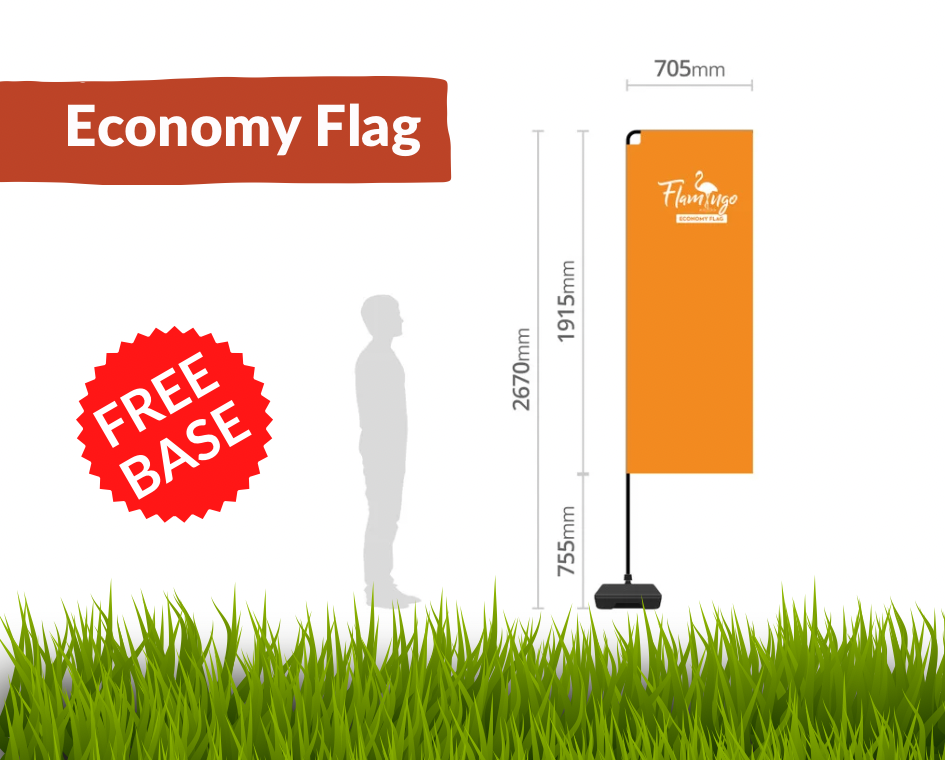 Economy flag printing