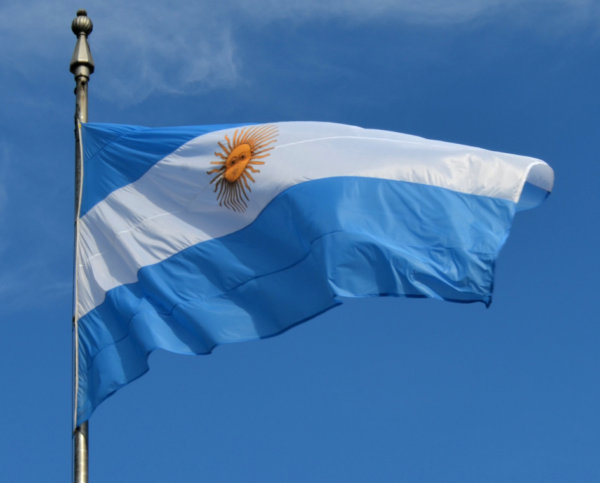 Argentina flag printing