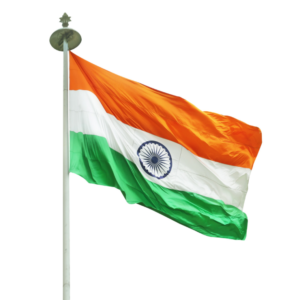 India printed flag