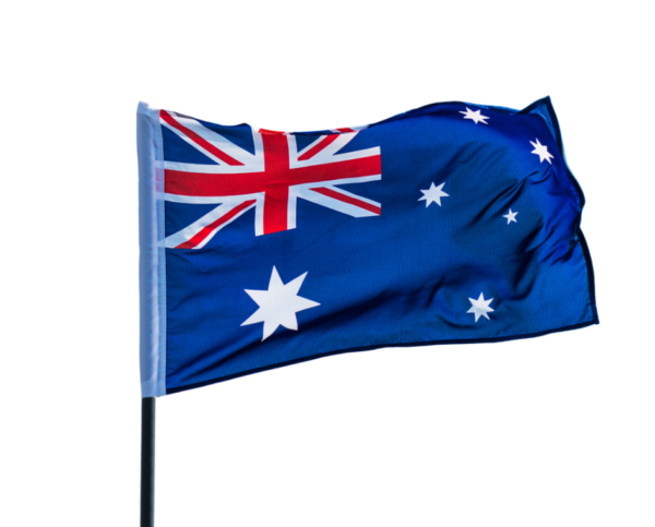 Printed Australia flag