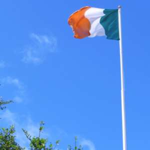 Custom printed Ireland flag