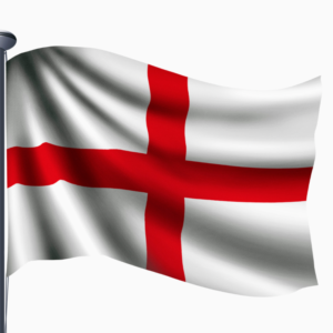 England flag printing