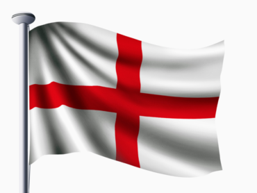 England flag printing