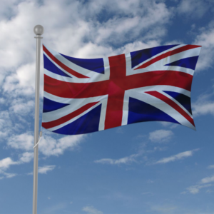 Great britian printed flag