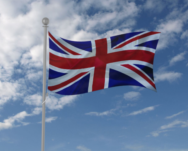 Great britian printed flag